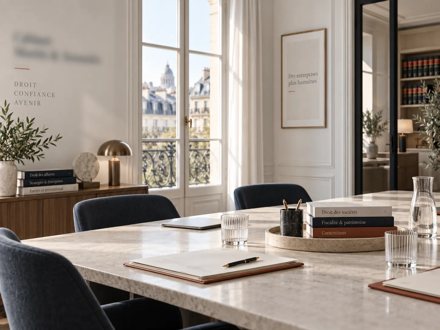 Image d’ambiance : salle de réunion, dans le registre visuel du concept